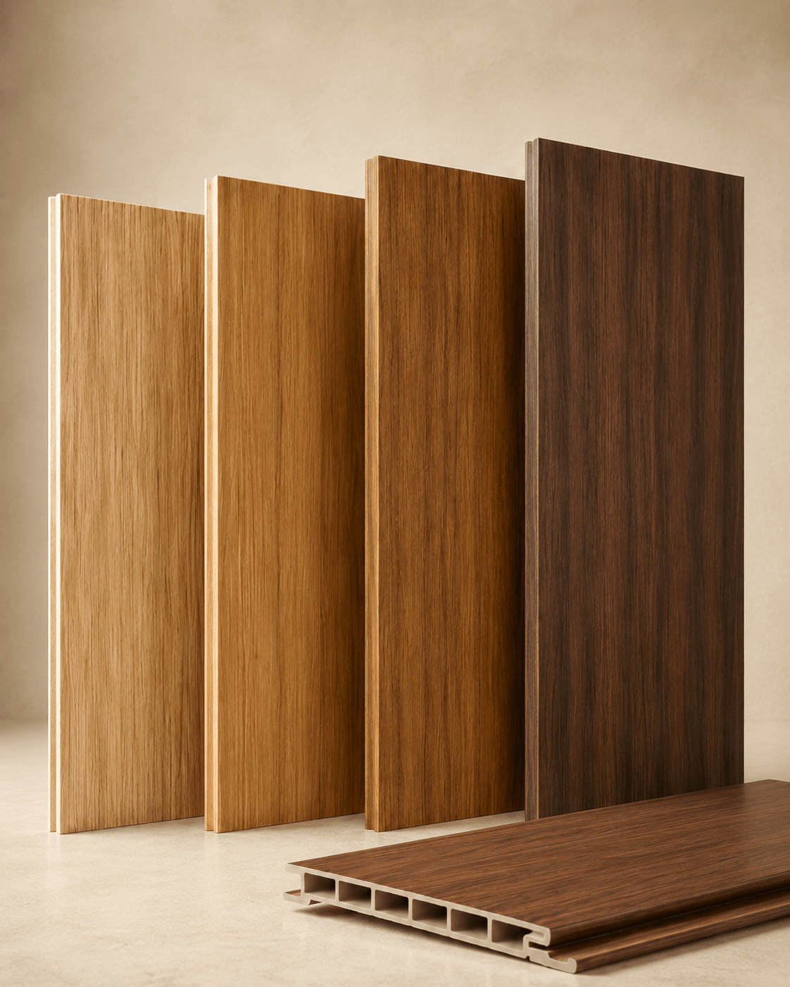 Revestimientos de la colección madera para distribuidores de paneles PVC